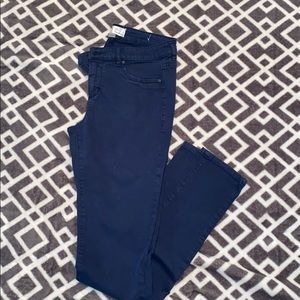 Navy blue high waist jeggings
